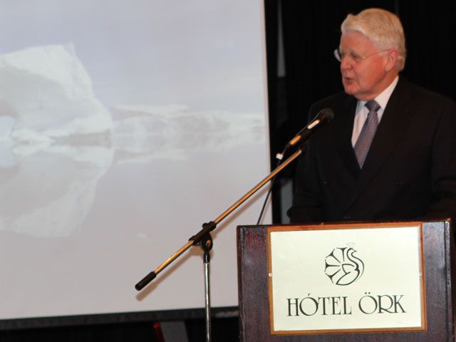 Olafur Ragnar Grimsson at NRF